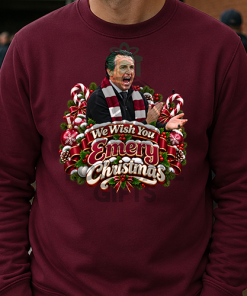 The FG Christmas Jumper Collection Emery Christmas Burgundy Villa Christmas Jumper