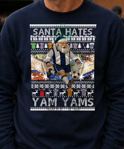 Santa Hates Yam Yams West Brom Navy Christmas Jumper