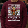Santa Hates Lions West Ham Burgundy Christmas Jumper