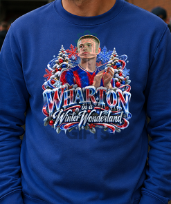 The FG Christmas Jumper Collection Wharton Winter Wonderland Blue Palace Christmas Jumper
