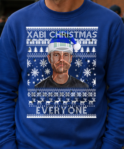 Xabi Christmas Everyone Blue Christmas Jumper Xabi Alonso Chelsea Jumper