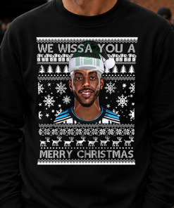 We Wissa You A Merry Christmas Black Christmas Jumper Yoane Wissa Newcastle Jumper