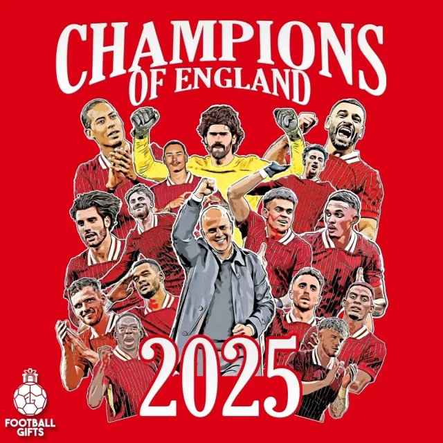 Champions of England for the 20th time! 🏆🔴
Liverpool Champions range available now.